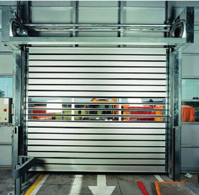 Protection contre le feu IP55 Taille personnalisable Porte à volets automatique d'entrepôt