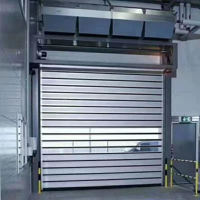 JTM-D03 Porte de sécurité en aluminium à haute vitesse à roulement rapide volet à rouleaux en spirale avec télécommande