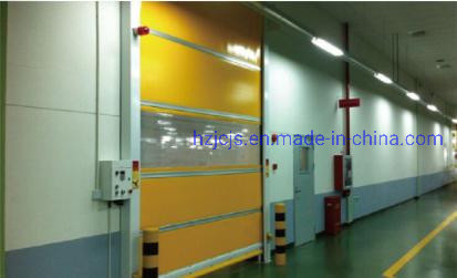 JTM-D02 personnalisation haute vitesse roulement et volet de sécurité en spirale Porte d'entrepôt automatique