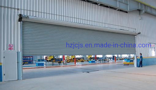 Porte de garage en spirale rapide en alliage d'aluminium à haute vitesse avec classe de protection IP55