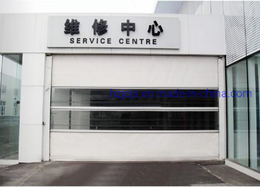 JTM-D01 Porte de garage de sécurité rapide à roulement ouvert pour applications industrielles