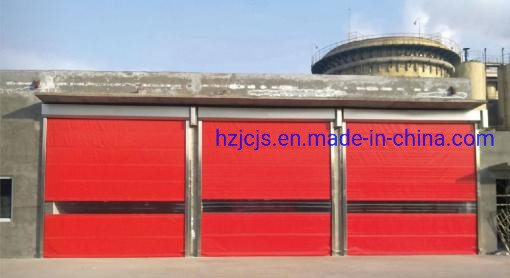JTM-D05 alliage d'aluminium rapide en rouleau vers le haut à action rapide volet à rouleaux porte de garage en spirale
