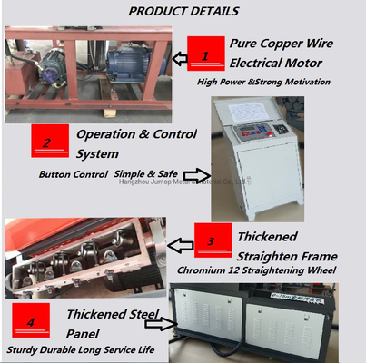Principe de petite déformation Machine à redresser la barre ronde avec certification ISO9001