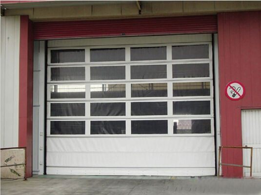 Porte de volets à rouleaux en alliage d'aluminium à grande vitesse avec résistance au feu et protection IP55 pour la sécurité industrielle