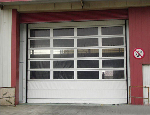 Portes à volets automatiques à haute vitesse à l'épreuve du feu avec modèle personnalisé pour une utilisation industrielle