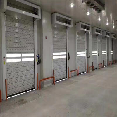 Porte de sécurité en spirale résistante à la corrosion à ouverture à grande vitesse avec automatisation intelligente pour les entrepôts